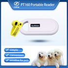 134.2khz USB Animal Pet Microchip Scanner White ID Reader ตัวเลข 15 หลัก