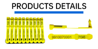 ISO11784 / 11785 แท็กแกะอิเล็กทรอนิกส์สีเหลือง 134.2 กิโลเฮิร์ตซ์ความถี่ในการทำงาน