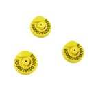 แท็กหู RFID สีเหลือง สําหรับ ET907 กว้าง 30.5mm ± 0.5mm ISO11784/5 FDX-B