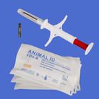 1.4 * 8 มม. Animal ID Microchip Implant Injectable Tracking Pet Tracking Transponders ที่ฉีดได้