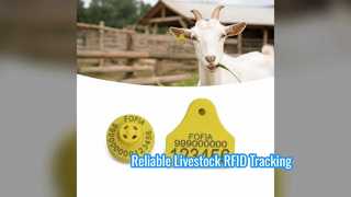 แท็กหูสัตว์ RFID ที่ได้รับการรับรองจาก ICAR สำหรับการติดตามปศุสัตว์