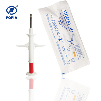 2.12 มม. Bioglass Dog ID Microchip Injectable 134.2khz Animal Transponder