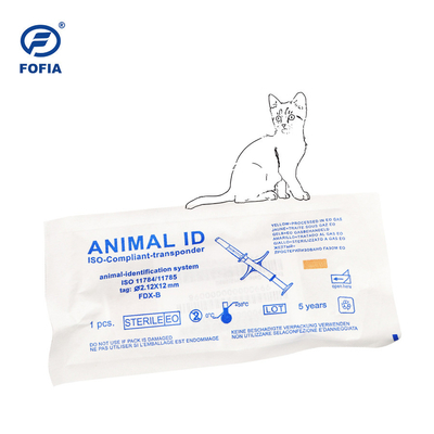 ISO 11784/5 FDX-B R/W สัญลักษณ์จิ๊ปสัตว์มาตรฐานสําหรับการระบุตัวอย่างที่แม่นยํา