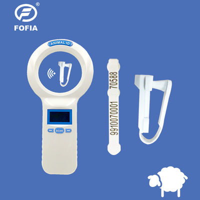 เครื่องอ่านชิปติดตามสัตว์พร้อมหน่วยความจำข้อมูล 1,000 สาย USB AA Battery