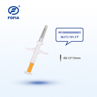 6.86g สายฉีด Iso Transponder Microchip การระบุด้วยมาตรฐาน FDX-B R/W