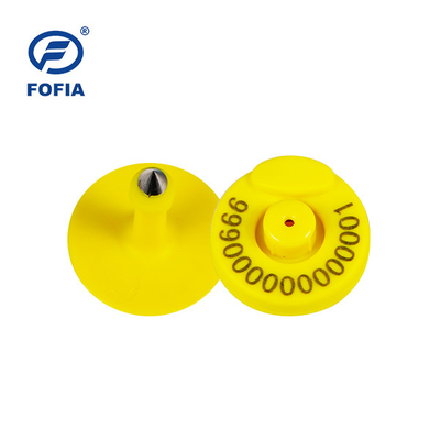 FOFIA RFID แท็กหูอิเล็กทรอนิกส์ แท็กติดตามสัตว์ที่มีเทอร์โมเมตรสําหรับแกะวัว