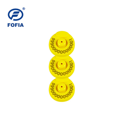 Animal Rfid Chip Ear Tag อิเล็กทรอนิกส์สำหรับใช้ในฟาร์ม 134.2khz FDX-B