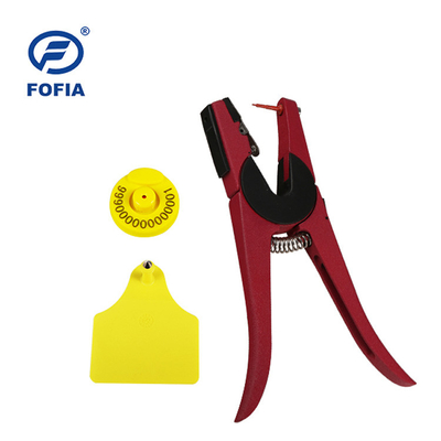 วัสดุ TPU RFID Tag หูสําหรับการระบุหมู ชิปยุโรปที่มีความปลอดภัยข้อมูลที่เป็นเอกลักษณ์