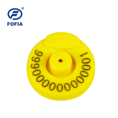 แท้ 134.2khz RFID แท็กสัตว์ แท็กหูแกะ สําหรับการติดตามสัตว์ แท็กหูอิเล็กทรอนิกส์