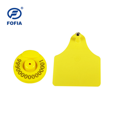 แท็ก TPU RFID ความปลอดภัยสูง สําหรับการระบุวัววัวในการเลี้ยงและการจัดการการฆ่า