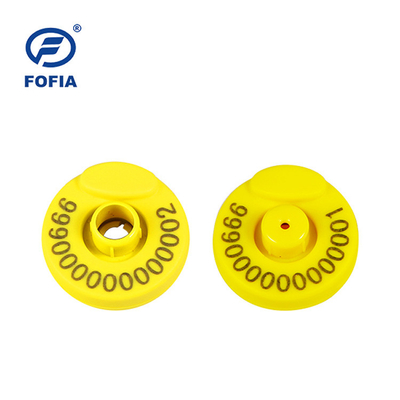 FOFIA RFID แท็กหูอิเล็กทรอนิกส์ แท็กติดตามสัตว์ที่มีเทอร์โมเมตรสําหรับแกะวัว