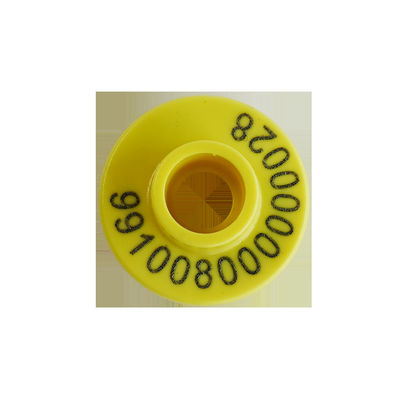 ICAR ได้รับการรับรอง 134.2kHz FDX-B RFID แท็กหูอิเล็กทรอนิกส์พร้อมความตึงเครียด 350N สำหรับการระบุปศุสัตว์สำหรับการติดตามสัตว์