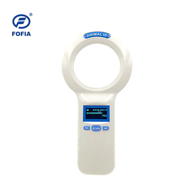ISO11784/5 FDX-B โปรต็อกอล ID64 RFID Microchip Scanner Rfid Reader มือสําหรับการติดตามและจัดการสัตว์