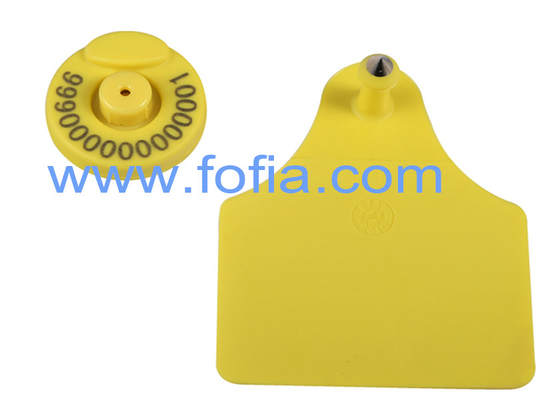 การระบุแท็กหู Electonic สัตว์ Rfid ด้วยปุ่ม Em4305