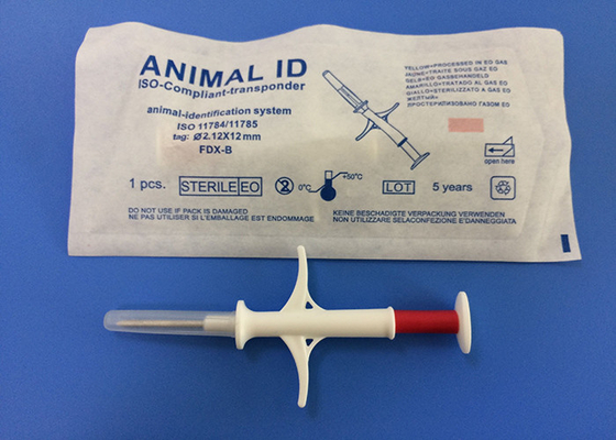 134.2khz Pet ID Microchip, Microchip Implant สำหรับสุนัข Transponders แบบฉีดได้