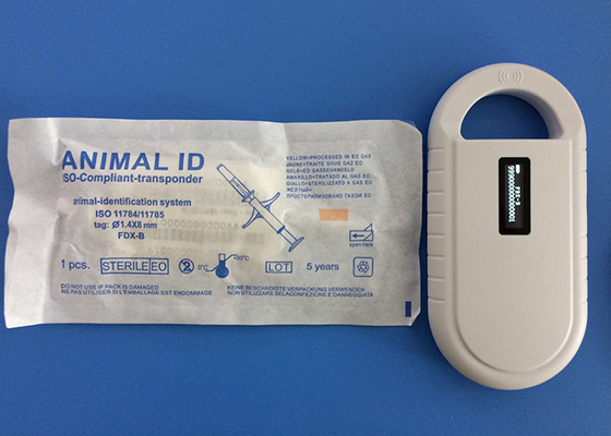 การระบุคลื่นความถี่วิทยุ Animal ID Microchips 134.2Khz พร้อมช่องสัญญาณขนาดเล็กแบบฉีดได้
