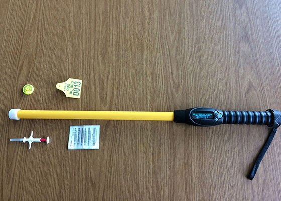 PET Identification RFID Stick Reader เครื่องอ่านแท็ก Eid ที่มีระยะไกล