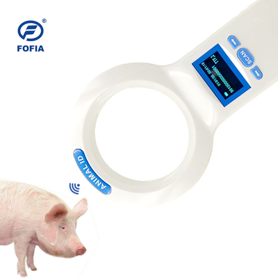 เครื่องสแกนไมโครชิป RFID ที่ติดระบบนาฬิกา พร้อมไฟฟ้า 3 AA