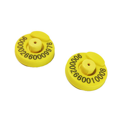 Round Electronic Ear Tags with More Than 20 Years Validity and Minimum 100 Write Cycle for ISO 11784/11785 Compliant Livestock Identification