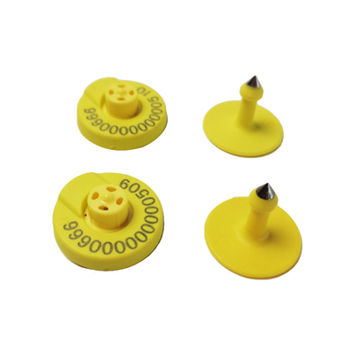 134.2 Khz Easy Yellow อิเล็กทรอนิกส์ Ear Tags สําหรับวัว