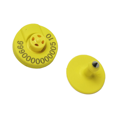 134.2 Khz Easy Yellow อิเล็กทรอนิกส์ Ear Tags สําหรับวัว