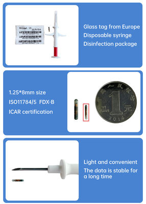 Fofia 2026 ขายร้อน RFID 134.2kHz สัตว์ ID Microchip รวมประเภทหู ZS009 กันน้ำสำหรับวัวสัตว์เลี้ยงฉีด