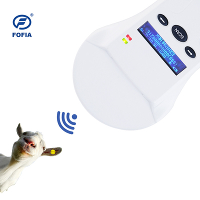 เครื่องอ่านไมโครชิพ RFID แบบพกพาประสิทธิภาพสูงสำหรับการระบุตัวตนสัตว์และการส่งข้อมูล