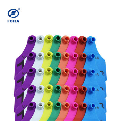 ป้ายหู RFID พร้อมการออกแบบภาพพิมพ์เลเซอร์รองรับ 134.2 Khz สีเหลือง หรืออื่นๆ รับประกันความพึงพอใจของลูกค้าสูง