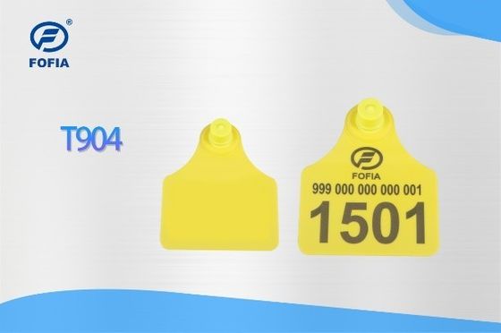 ปราศจากน้ํา ทนทาน TPU T904+T905 การผสมผสานกันแบบ Sterilized Tag หูสัตว์เพื่อการระบุตัวสัตว์