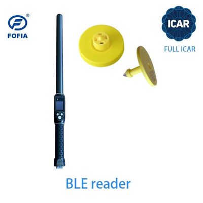 RFID Ear Tag electronic animal tag designed for breeding management supporting ISO11784 5 and BLE reader with unique ICAR code