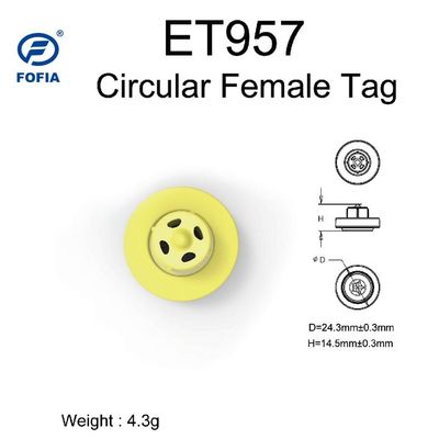 แท็กหู TPU RFID ที่ผ่านการรับรองจาก ICAR พร้อมแรงดึง 350N สำหรับการระบุและตรวจสอบปศุสัตว์