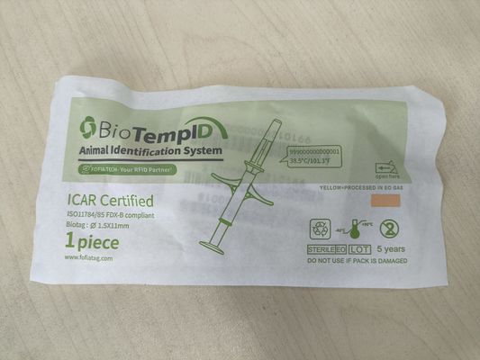 ไมโครชิปสุนัข ISO Transponder Track A ที่ออกแบบมาเพื่อทนทานต่ออุณหภูมิสุดขั้วและสภาพแวดล้อมในเคสยานยนต์