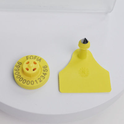 RFID Sheep Ear Tag, 4.3g Lightweight Two-Piece TPU Electronic Tag For Livestock Management