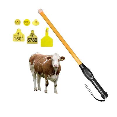 การดําเนินงานความชื้น 5 ถึง 90 เปอร์เซ็นต์ PVC Fofia PT280 Stick Reader for Ear Tag Cattle Identification Scanner