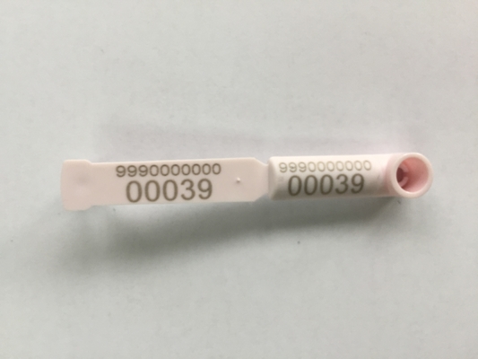ISO11784/5 FDX-B แท็กหูแกะ แท็กแกะอิเล็กทรอนิกส์สําหรับการระบุสัตว์ พิมพ์เลเซอร์ตามสั่ง