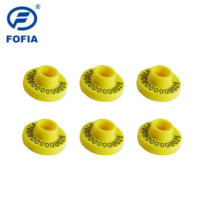 FULL ICAR Certified Durable FDX-B Electronic Ear Tags สําหรับการติดตามและระบุวัว สนับสนุนการติดตามสัตว์และการติดตามทางฟาร์ม