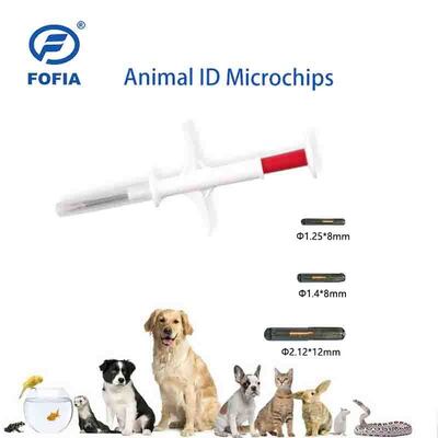 เครื่องรับสัญญาณ RFID สัตว์ 1.4*8mm ที่ได้รับการรับรองจาก ICAR สําหรับหนูและหนูทดลอง ZS007