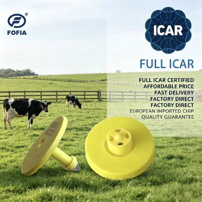แท็กหูอิเล็กทรอนิกส์ ออกแบบ TPU ทนทานที่ได้รับการรับรองจาก ICAR สําหรับการติดตามวัวและระบบการจัดการวัวที่ครบวงจร