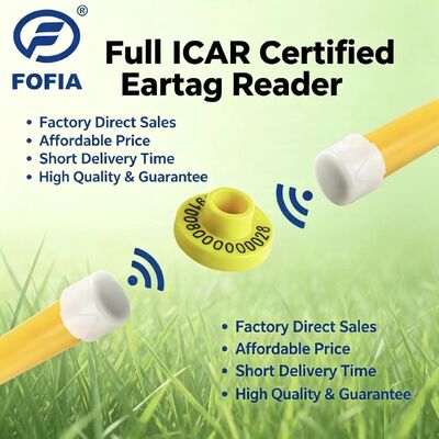 FULL ICAR Certified Durable Electronic Ear Tags TPU สําหรับการระบุและติดตามวัตถุเลี้ยงเพื่อสนับสนุนการจัดการฟาร์ม