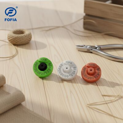 FOFIA RFID Electronic Ear Tag with Full ICAR Certificate for Cattle Model ET907 Plastic & TPU Material 30cm Size Farm Use