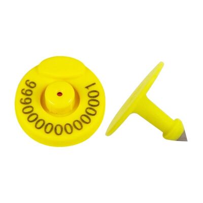 FDX อีเล็คทรอนิกส์ออฟฟริคเวนซ์ต่ําใหม่ RFID Animal Tag Full-Duplex หมู วัว เปิด / ปิดปาก การระบุสัตว์