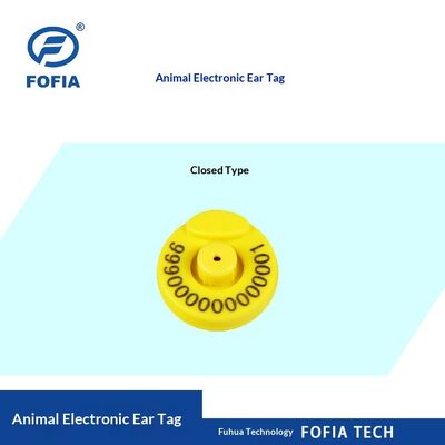 FDX อีเล็คทรอนิกส์ออฟฟริคเวนซ์ต่ําใหม่ RFID Animal Tag Full-Duplex หมู วัว เปิด / ปิดปาก การระบุสัตว์