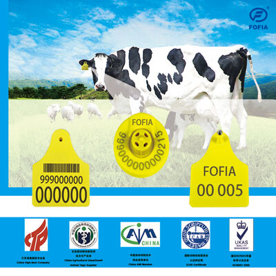 134.2KHZ แท็กหู วัสดุ TPU RFID การระบุสัตว์ Custom OEM ทนทาน วัว แกะ แพะ หมู วัตถุปลูกสัตว์ฟาร์ม แท็กหู
