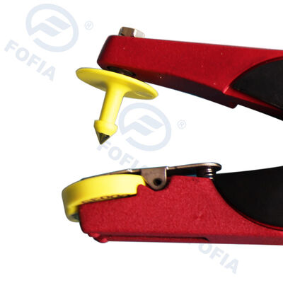 แท็กหูอิเล็กทรอนิกส์ที่กําหนดเองสําหรับวัว เทคโนโลยี RFID FDX-B ประเภทพลาสติก & วัสดุ TPU แบบ ET907