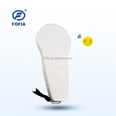 FOFIA พลาสติกทนทาน RFID Handheld Reader 128x32 หน้าจอ OLED/USB สำหรับระยะยาว Pet & ฟาร์ม/Ranch ใช้