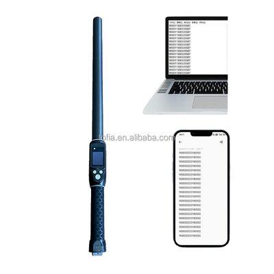 ทนทานกันน้ำระยะยาว 134.2kHz RFID เครื่องอ่านแท็กหู ISO11784/5 โปรโตคอล 30-100 ซม.ระยะการอ่าน PVC