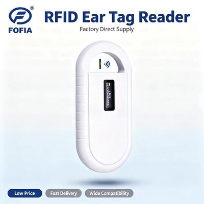 เครื่องอ่านบัตร RFID สัตว์พลาสติกมือถือ PT160 134.2kHz OLED Screen USB แบตเตอรี่ลิธีโอ CE รับรอง ISO 11784/11785