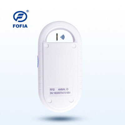 เครื่องอ่านบัตร RFID สัตว์พลาสติกมือถือ PT160 134.2kHz OLED Screen USB แบตเตอรี่ลิธีโอ CE รับรอง ISO 11784/11785