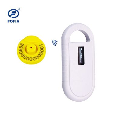 เครื่องอ่านบัตร RFID ที่ใช้ในมือ PT160 134.2kHz OLED Screen USB แบตเตอรี่ลิตিয়াম CE รับรองมาตรฐาน ISO 11784/11785