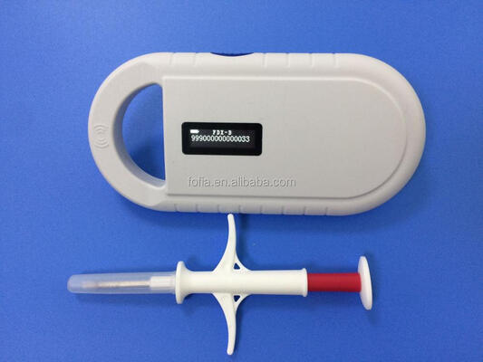 เครื่องอ่านบัตร RFID ที่ใช้ในมือ PT160 134.2kHz OLED Screen USB แบตเตอรี่ลิตিয়াম CE รับรองมาตรฐาน ISO 11784/11785